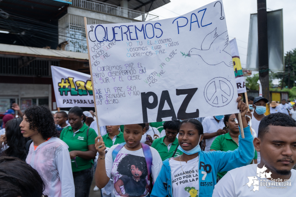 En Buenaventura no solo se marchó por la vida y la paz, sino también contra el miedo y la desesperanza