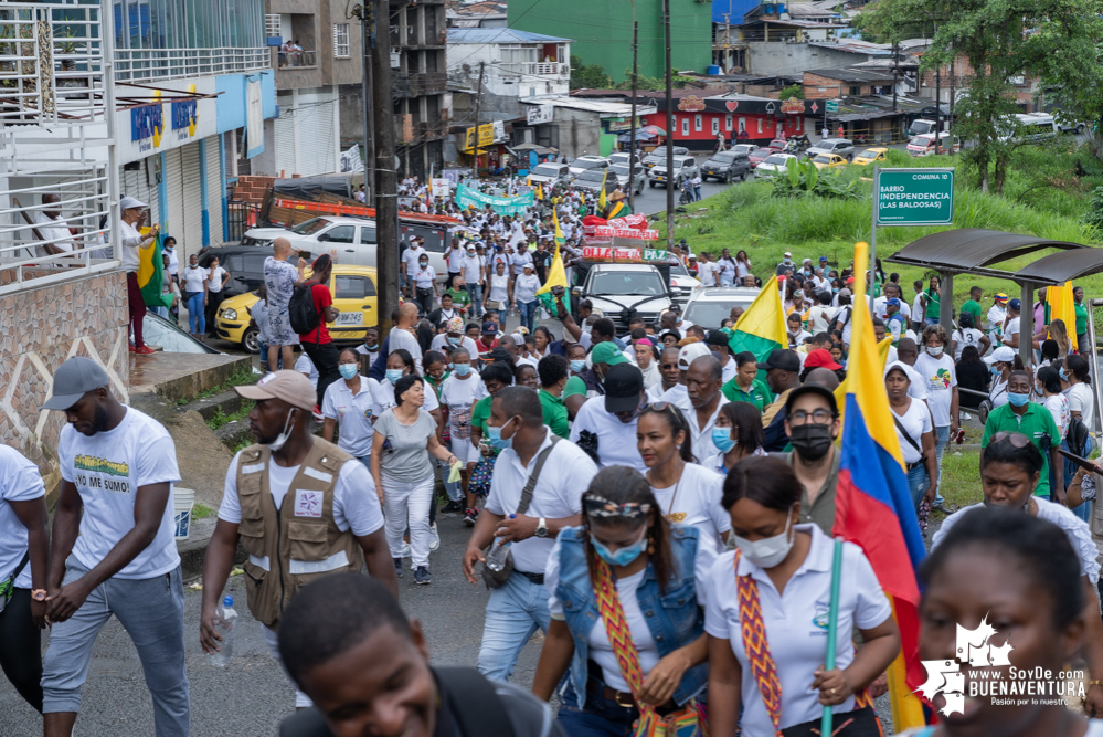 En Buenaventura no solo se marchó por la vida y la paz, sino también contra el miedo y la desesperanza