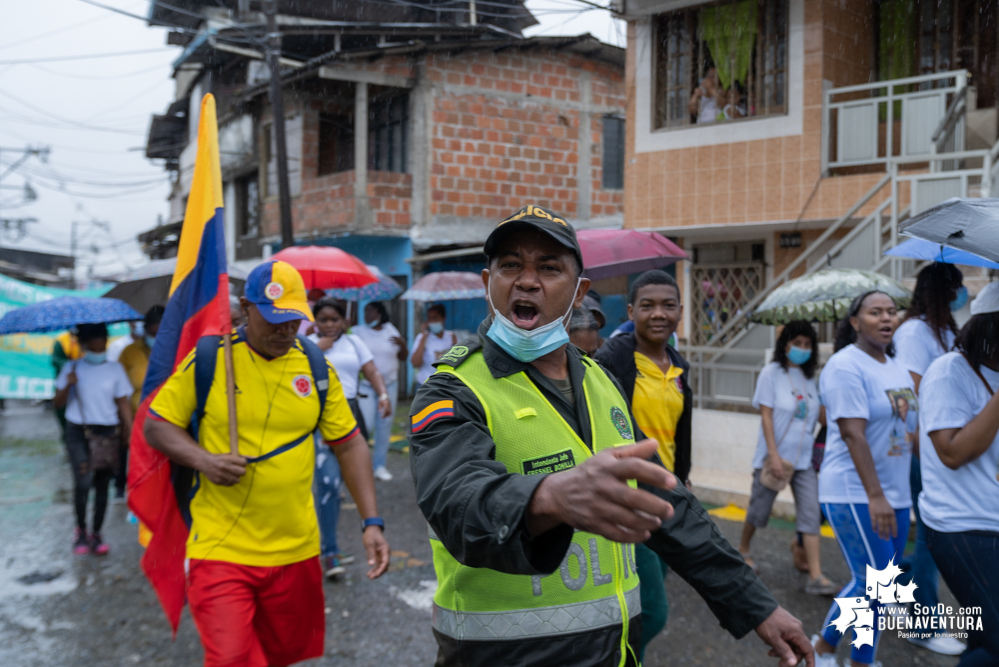 En Buenaventura no solo se marchó por la vida y la paz, sino también contra el miedo y la desesperanza