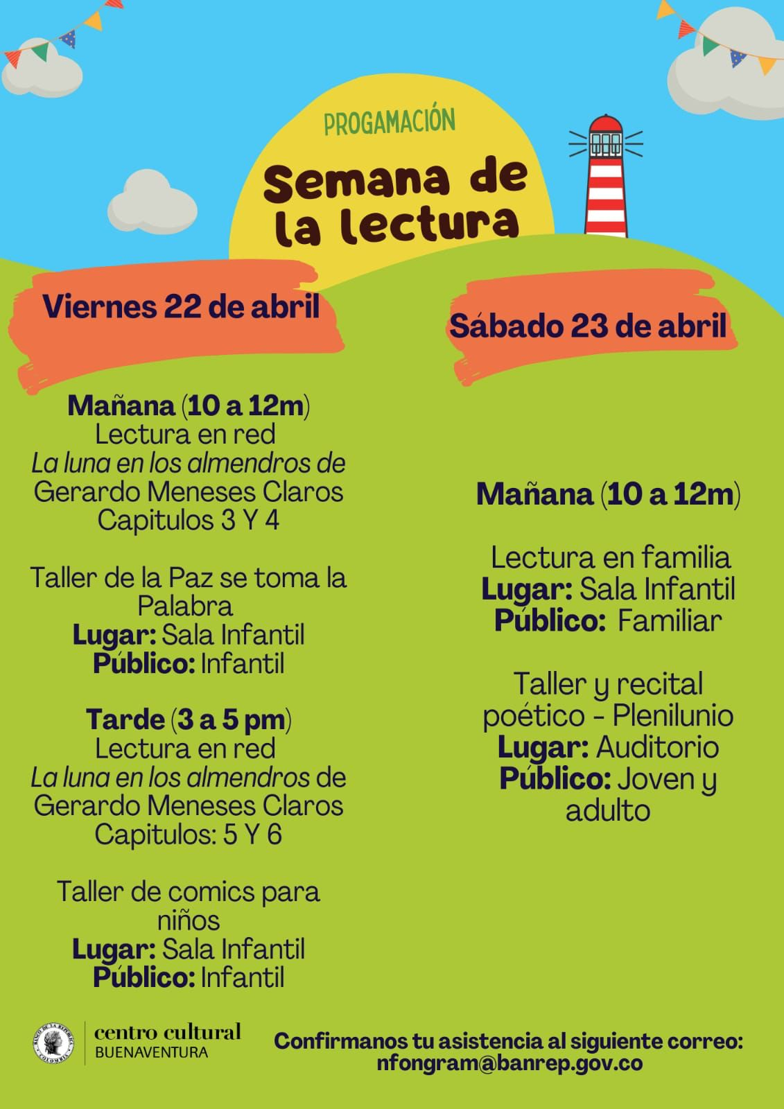 La Semana de la Lectura se tomó a Buenaventura en conmemoración del Día del Idioma