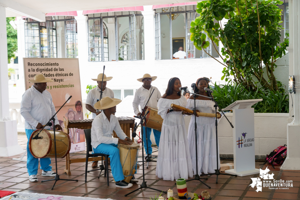 La Comisión de la Verdad realizó reconocimiento a las comunidades afro e indígenas de la cuenca del río Naya