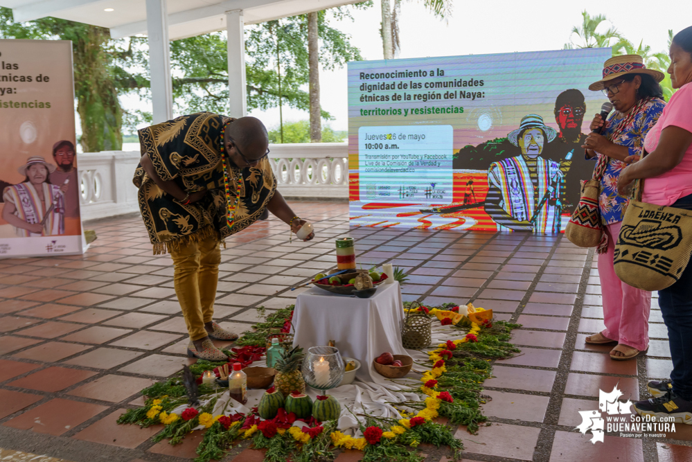 La Comisión de la Verdad realizó reconocimiento a las comunidades afro e indígenas de la cuenca del río Naya