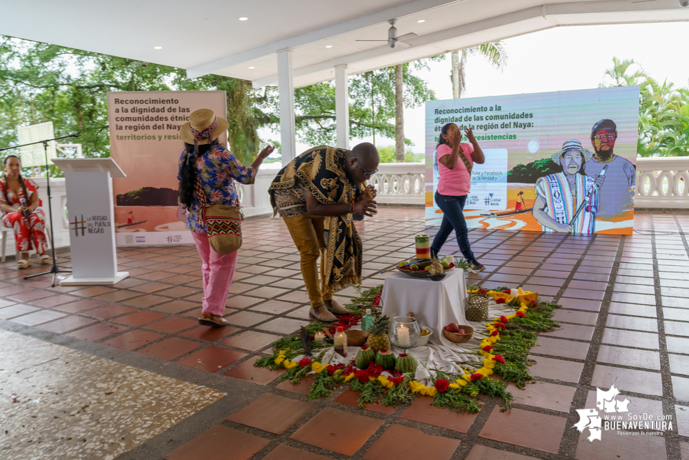 La Comisión de la Verdad realizó reconocimiento a las comunidades afro e indígenas de la cuenca del río Naya