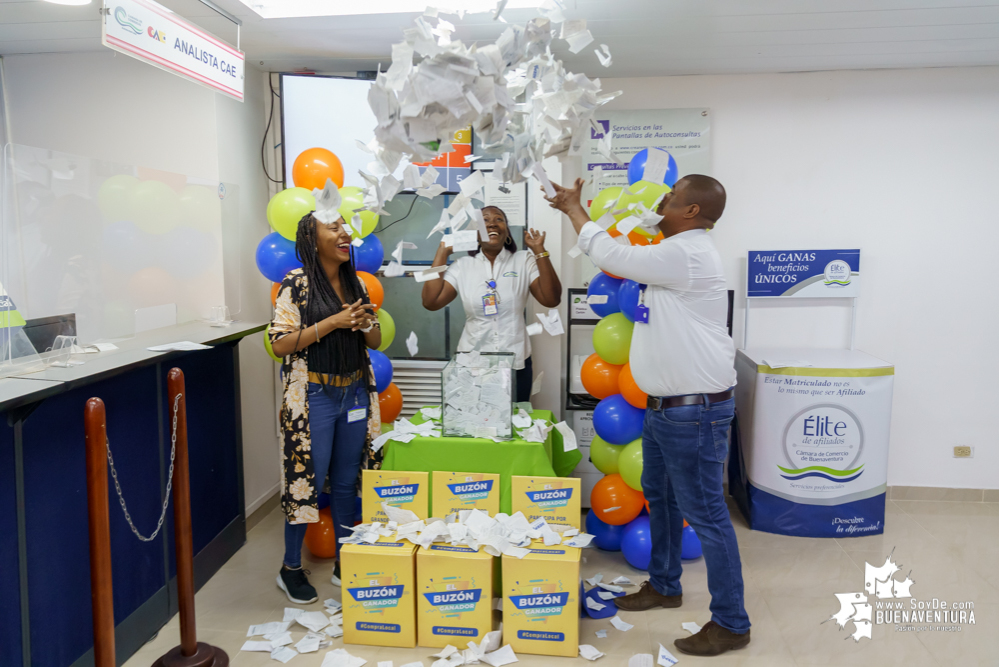 La Cámara de Comercio de Buenaventura realizó el sorteo del Buzón Ganador en el mes de las madres