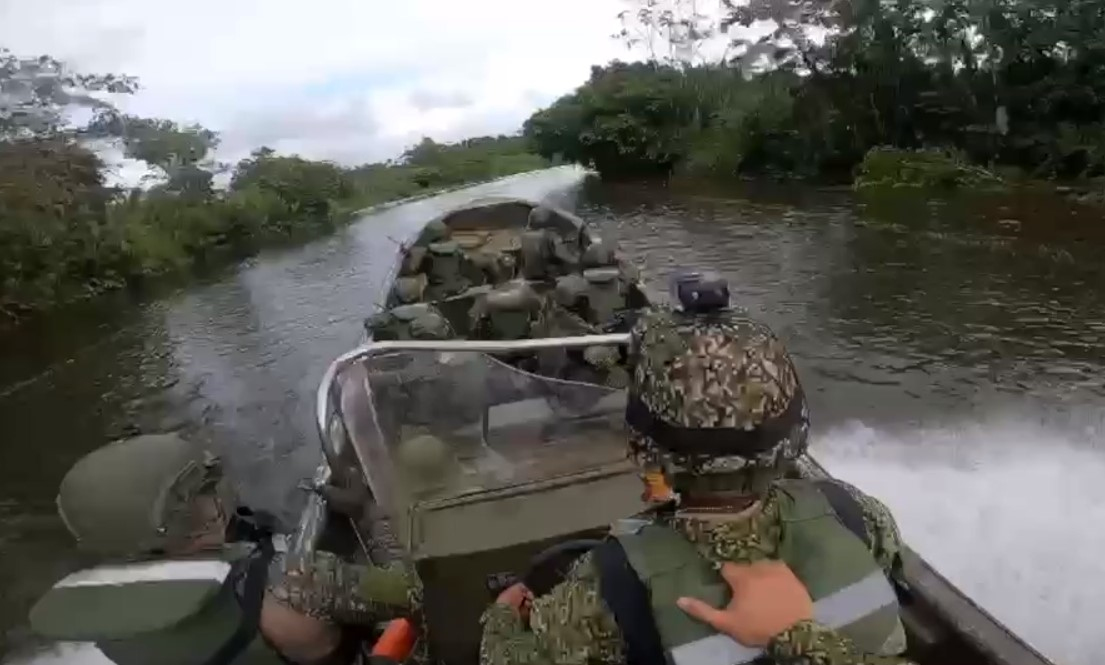 4 infantes de Marina resultaron heridos em combates en el río Naya, zona rural de Buenaventura