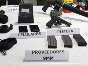 A la cárcel fueron enviadas 4 personas señaladas de pertenecer a la disidencia Jaime Martínez y quienes portaban, presuntamente armamento y municiones