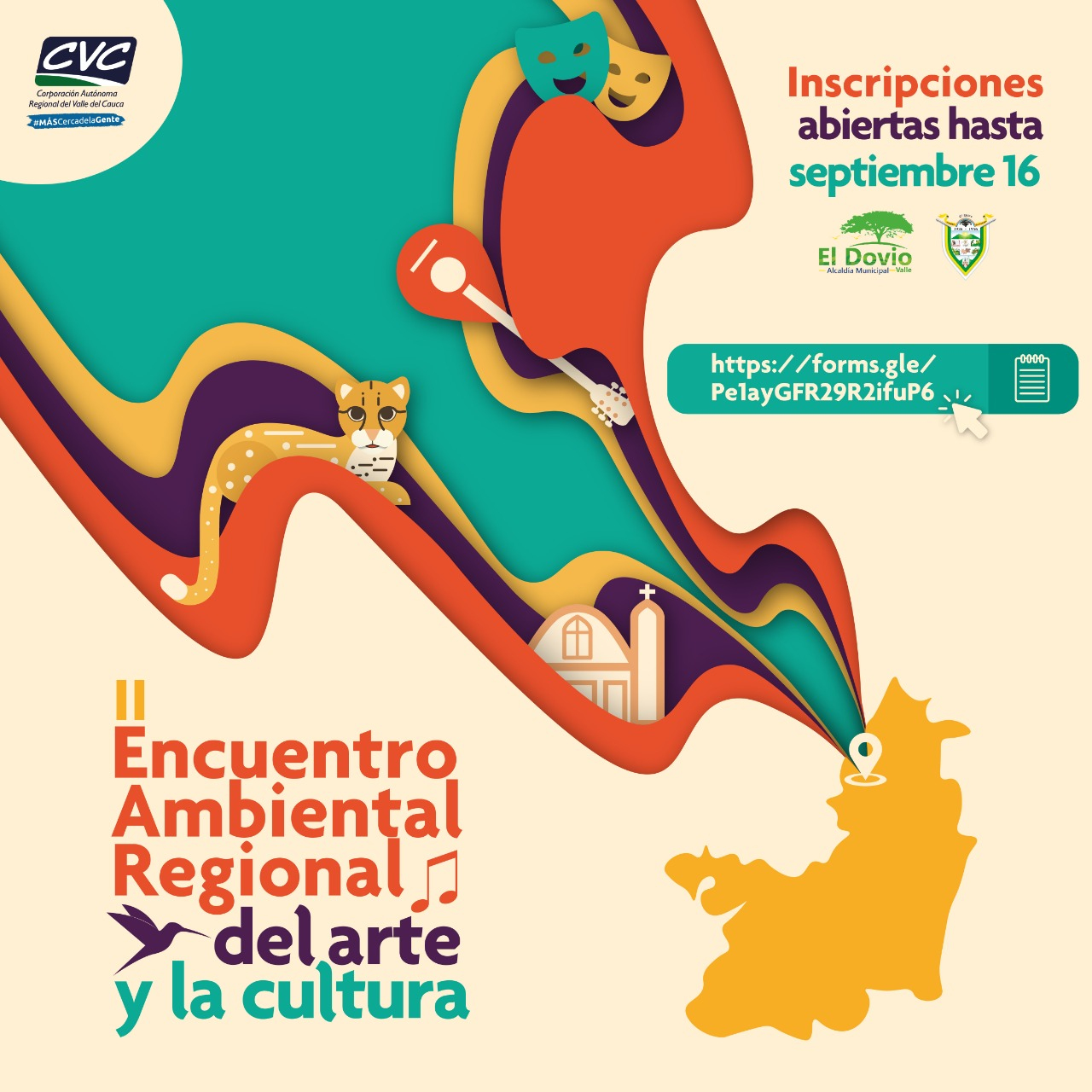 La CVC realizará el II Encuentro Ambiental Regional del Arte y la Cultura