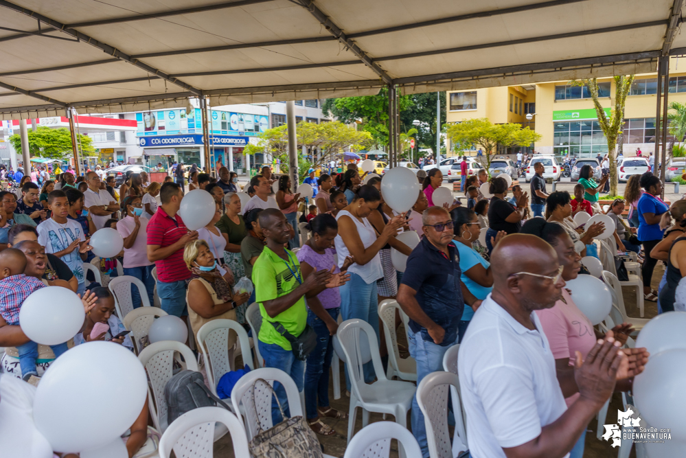 Niños, niñas y jóvenes de Buenaventura demostraron sus aptitudes musicales en el Estallido Cultural por la Paz y por la Vida