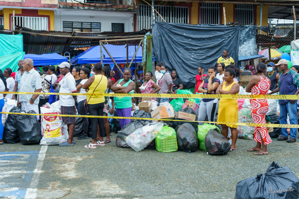 Más de 10 toneladas de residuos aprovechables fueron recuperados por el EPA Buenaventura en el barrio Juan XXIII durante el BioTrueque
