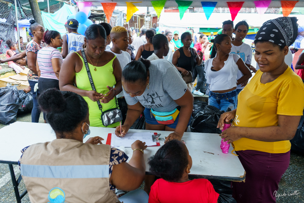 Más de 10 toneladas de residuos aprovechables fueron recuperados por el EPA Buenaventura en el barrio Juan XXIII durante el BioTrueque