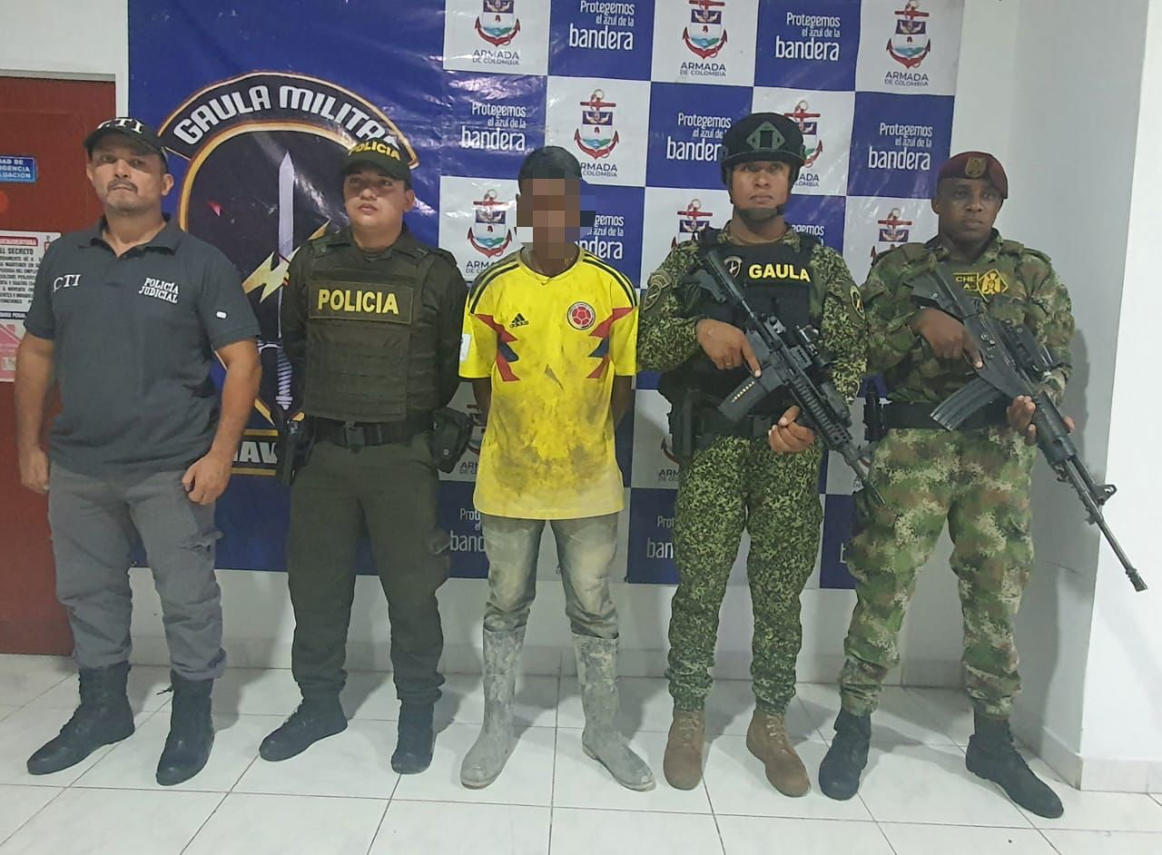 En cumplimiento de una orden de captura, fue capturado un presunto extorsionista de las disidencias de las Farc en Buenaventura