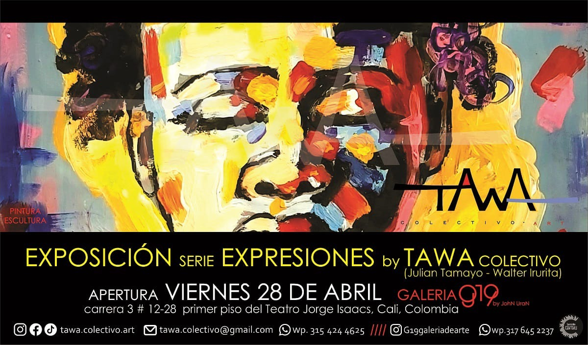 Exposición serie Expresiones en G19 Galería de Arte en el Teatro Jorge Isaacs de Cali