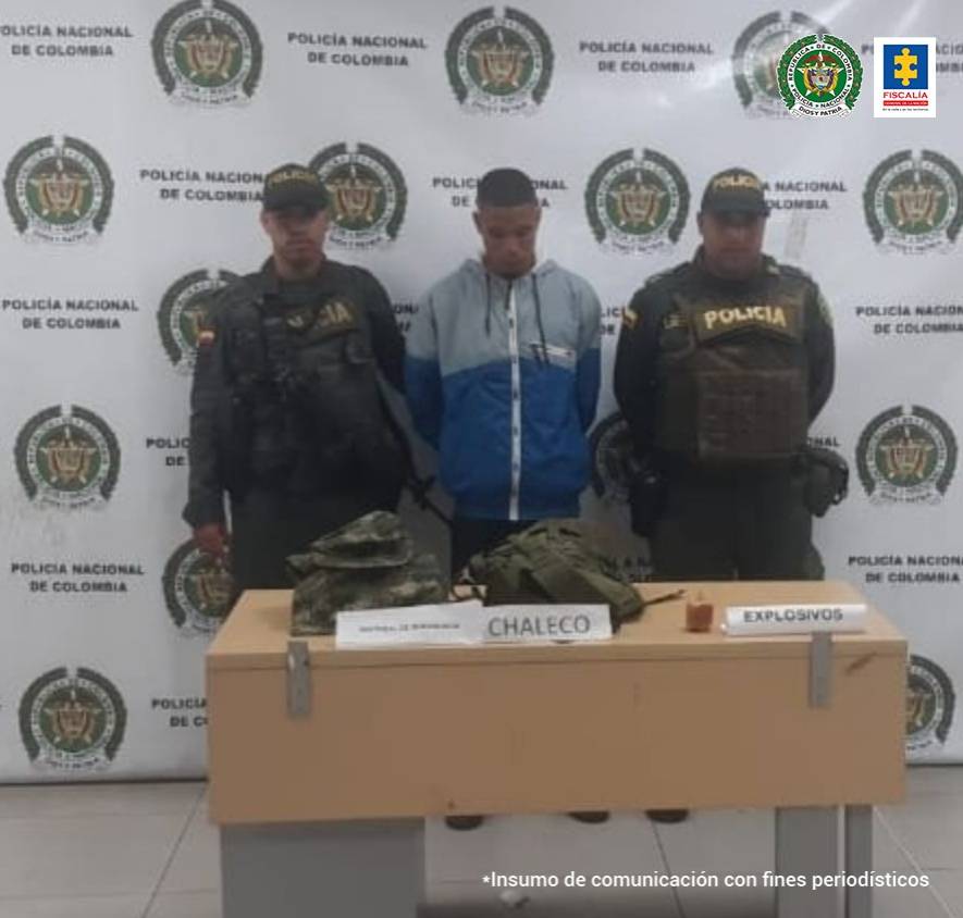 Medida de aseguramiento intramural para una persona señalada de transportar un explosivo y material de intendencia de uso privativo 