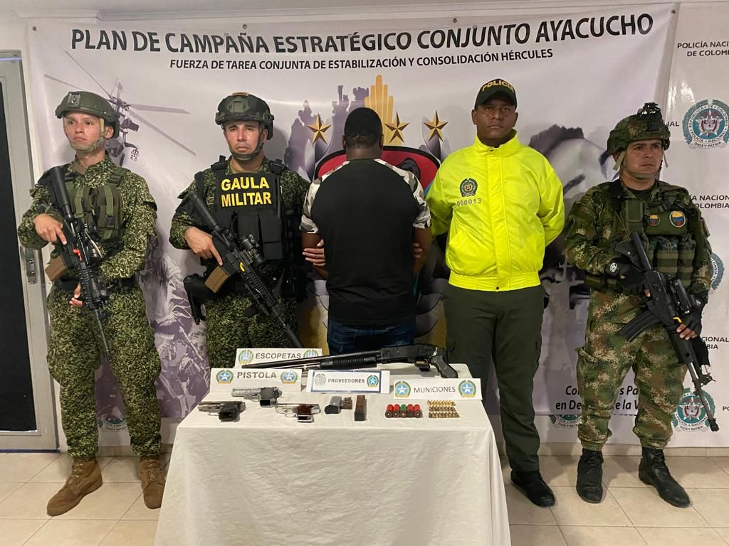 La Fuerza Pública capturó 5 presuntos integrantes de las disidencias de las FARC en Tumaco