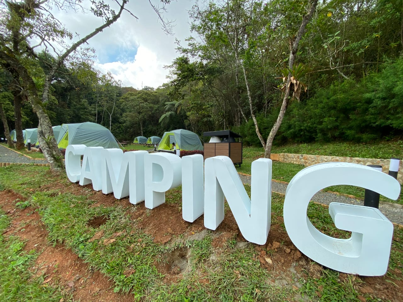 Lista nueva zona de camping en Hotel y Centro Recreacional Yanaconas de Comfenalco Valle en Cali 