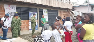 Más de 200 habitantes de Veneral en el río Yurumanguí, zona rural de Buenaventura 