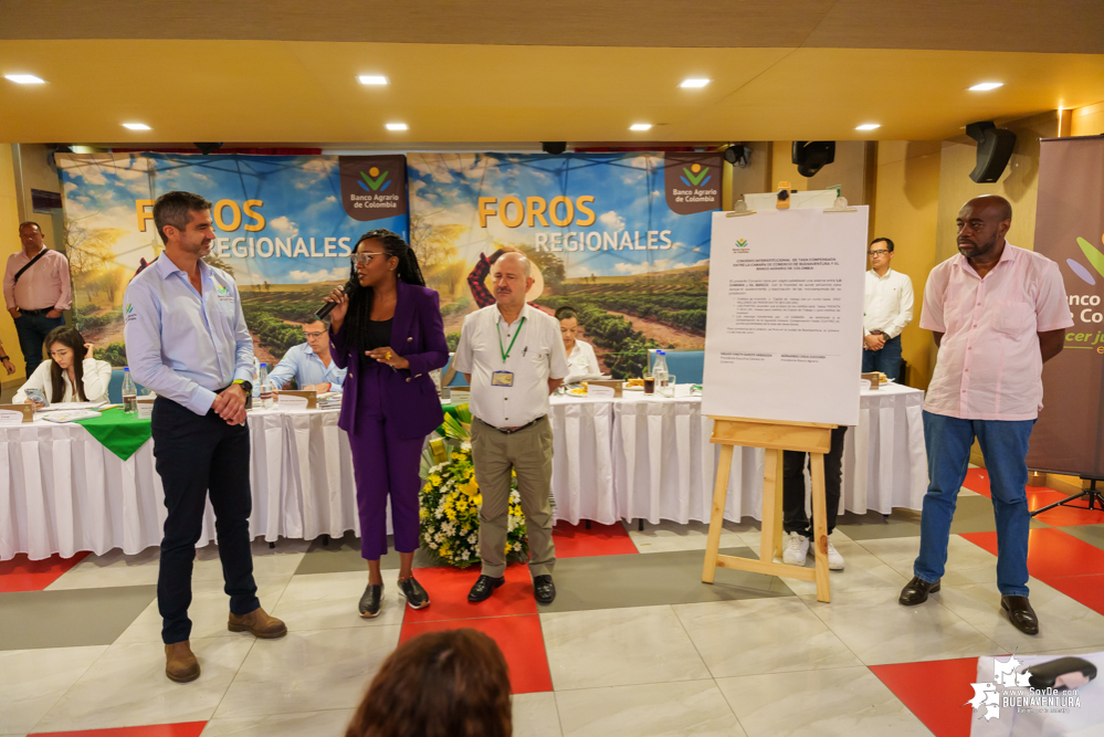 El Banco Agrario realizó el XIII Foro Regional Agropecuario y de Alcaldes en Buenaventura