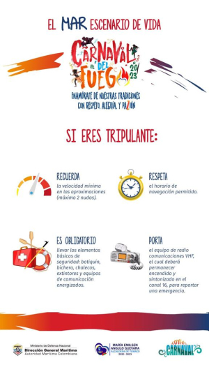 En los Carnavales del Fuego, la Dimar invita a vivir el desfile náutico de Tumaco, como un escenario de vida
