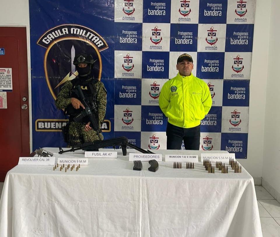 La Fuerza Pública incautó material de guerra en el Distrito Especial de Buenaventura