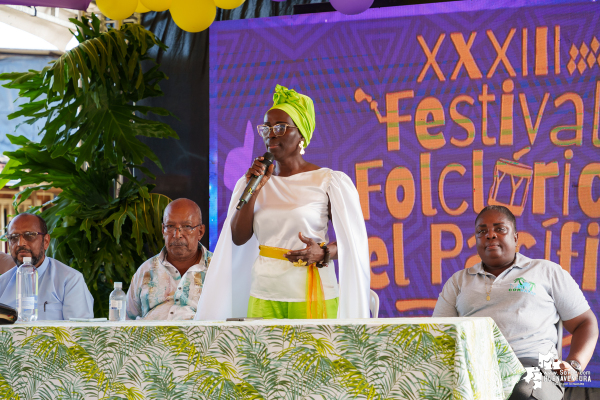Con sabor a tradición se vivió el lanzamiento del XXXIII Festival Folclórico del Pacífico en Puente Nayero
