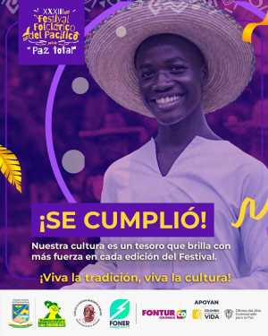 Se realizó con éxito el Festival Folclórico del Pacífico en Buenaventura después de siete años
