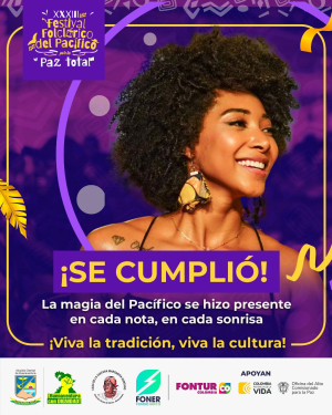Se realizó con éxito el Festival Folclórico del Pacífico en Buenaventura después de siete años