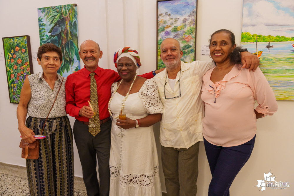 Acuarelistas de San Cipriano y el Hotel Estación dieron apertura la exposición Destino y Arte en el Pacífico