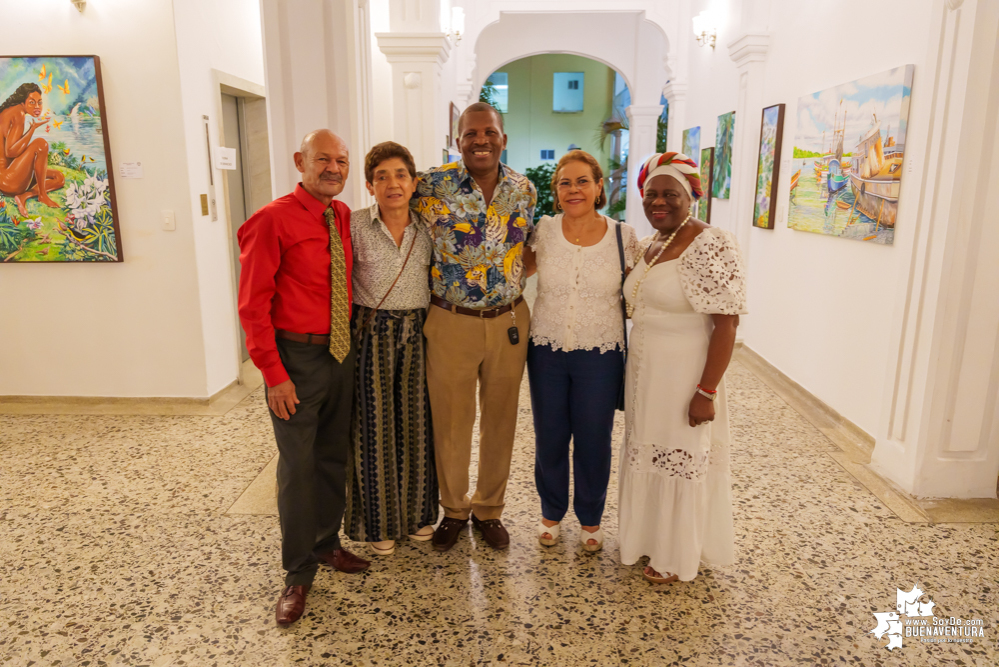 Acuarelistas de San Cipriano y el Hotel Estación dieron apertura la exposición Destino y Arte en el Pacífico