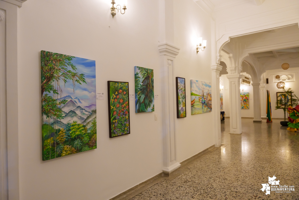 Acuarelistas de San Cipriano y el Hotel Estación dieron apertura la exposición Destino y Arte en el Pacífico