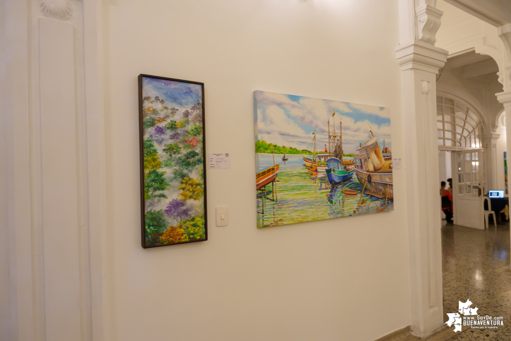 Acuarelistas de San Cipriano y el Hotel Estación dieron apertura la exposición Destino y Arte en el Pacífico
