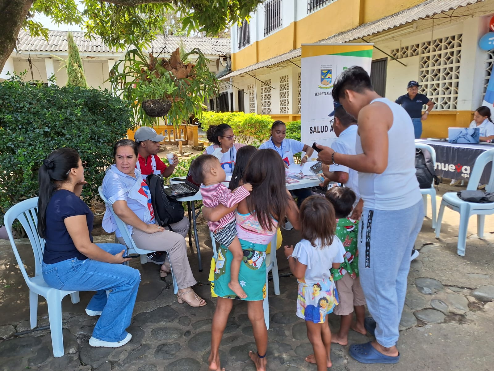 Se realizó jornada de atención a la población de Santa Rosa de Guayacán que está desplazada en el municipio de Dagua