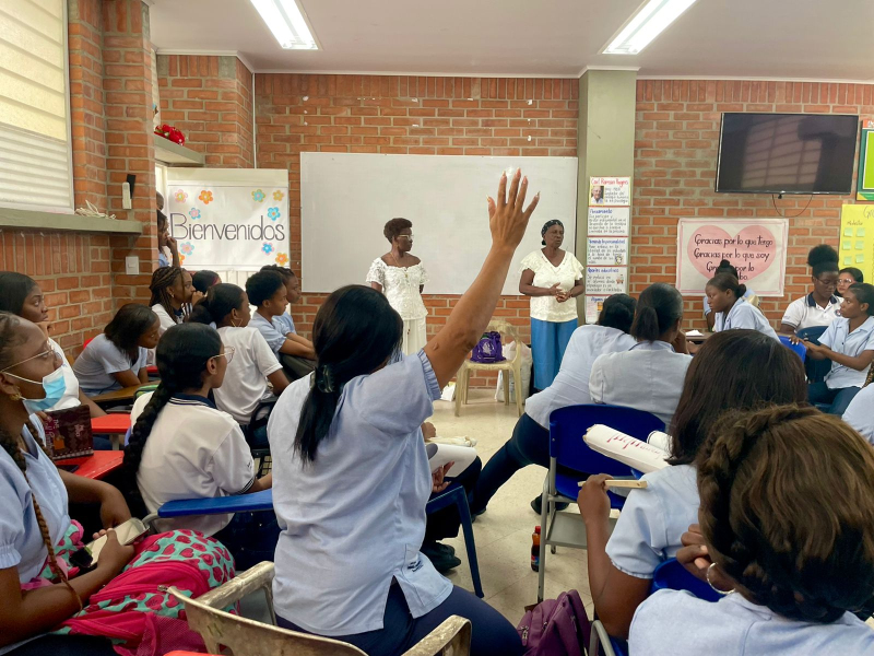 Talleres de Partería Tradicional permitieron fortalecer conocimientos en jóvenes formantes de Buenaventura