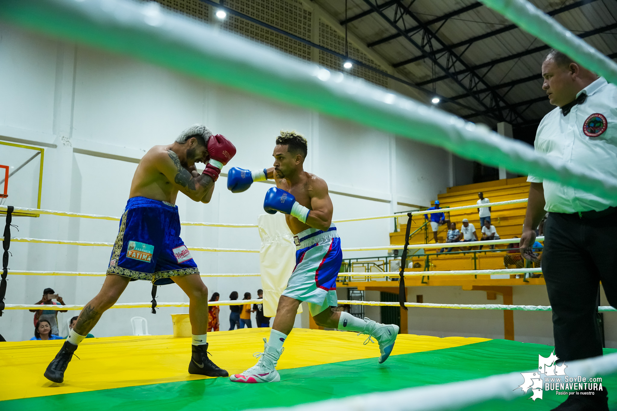 Buenaventura disfrutó la velada de boxeo nacional e internacional