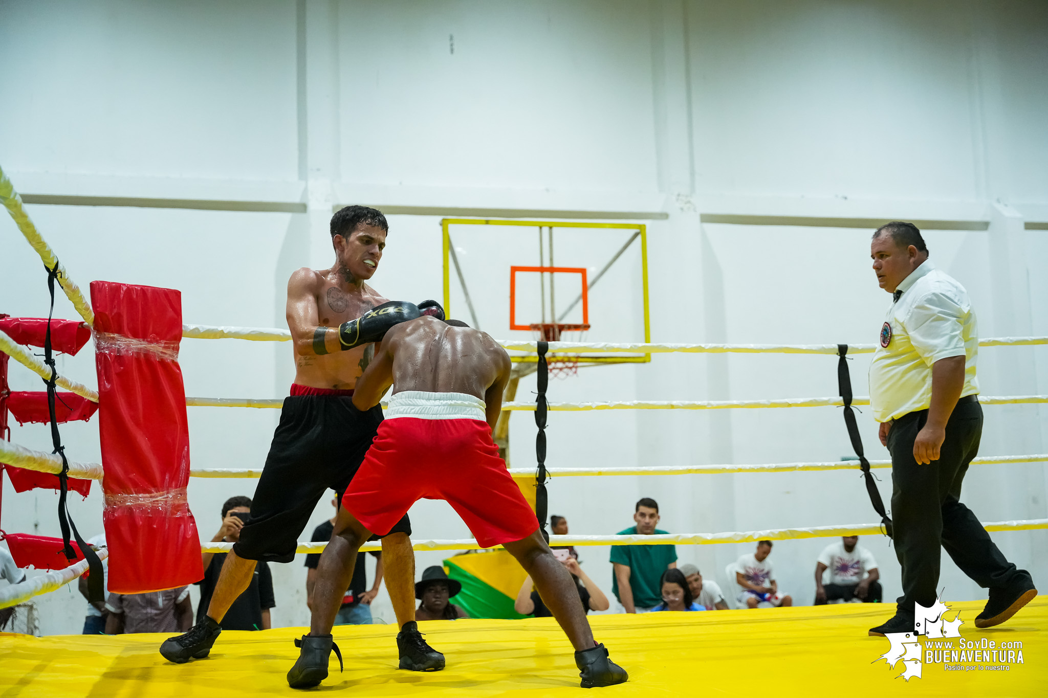Buenaventura disfrutó la velada de boxeo nacional e internacional