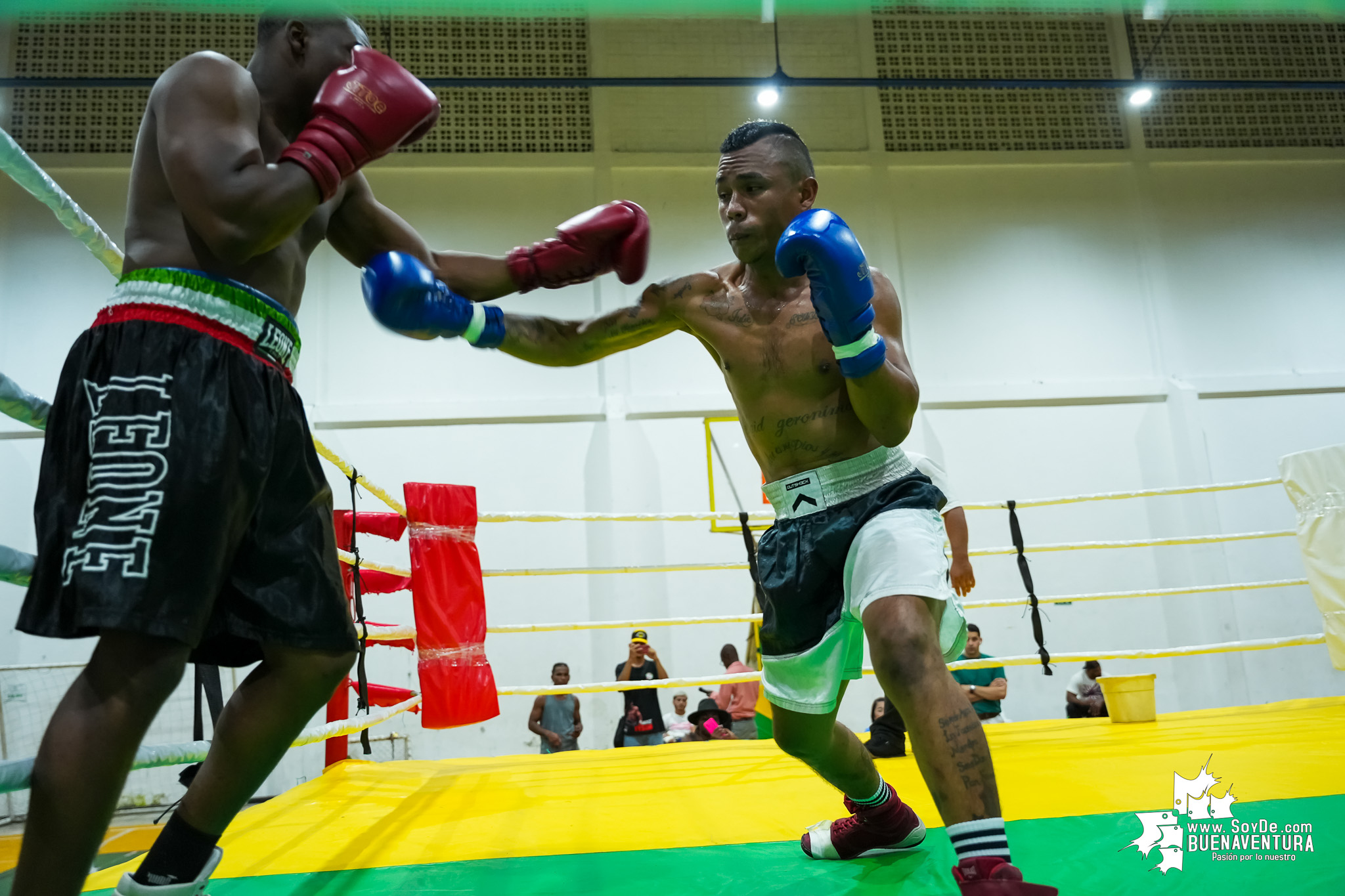 Buenaventura disfrutó la velada de boxeo nacional e internacional