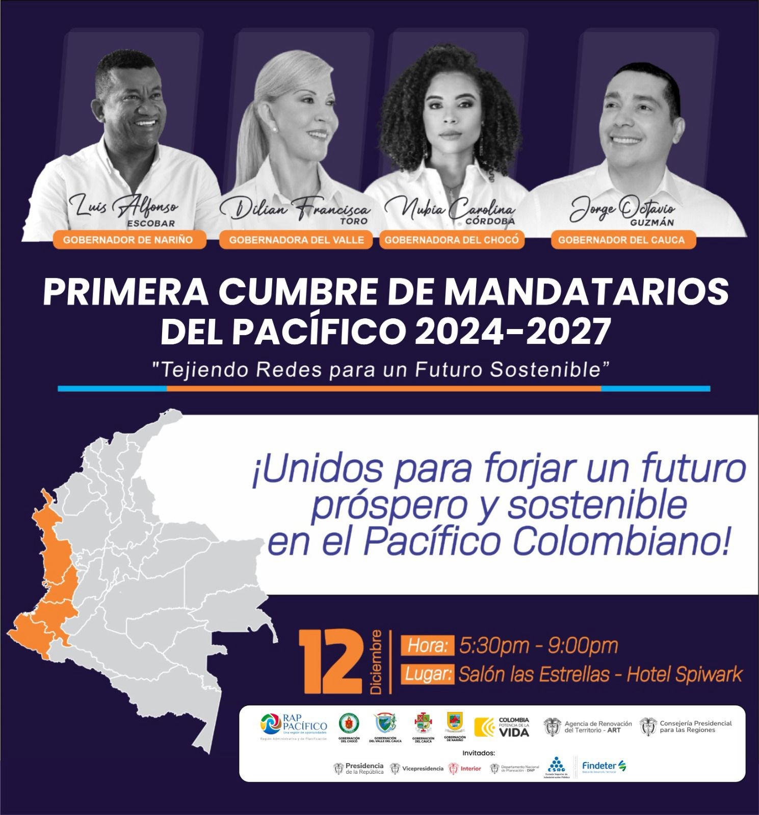 La RAP Pacífico lidera la primera Cumbre de Mandatarios del Pacífico 2024-2027