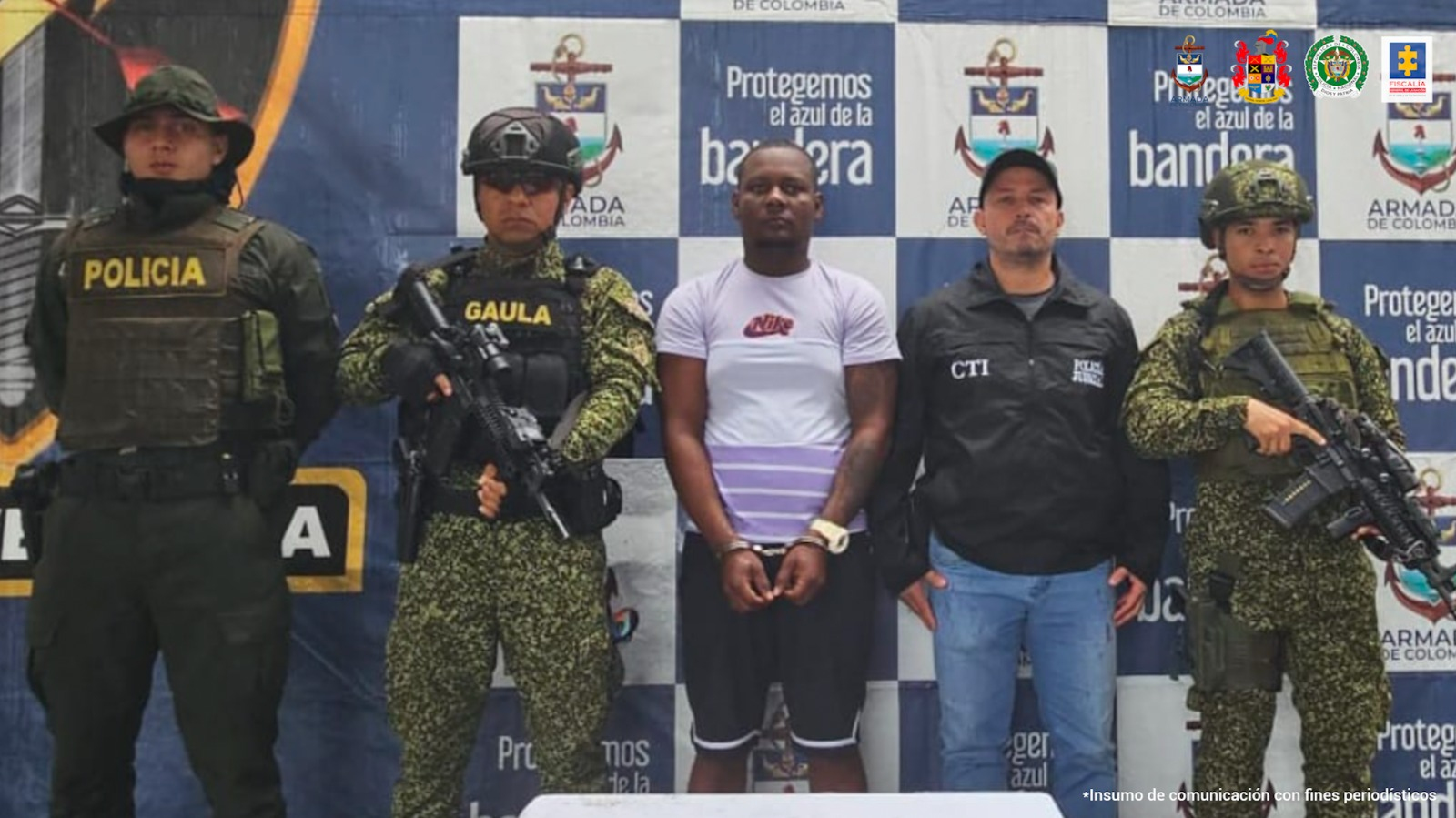 Cárcel para alias Moreno, presunto cabecilla de Los Shottas, por el secuestro de un ciudadano en Buenaventura 