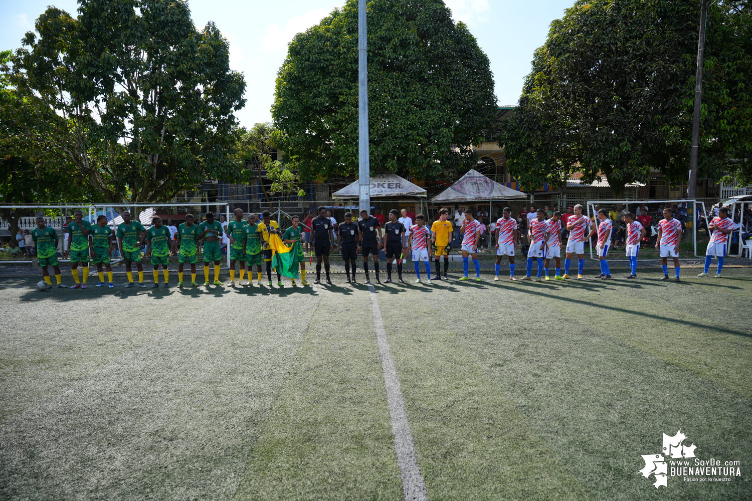 Algo más de 400 personas, asistieron al partido de fútbol internacional Sub-20 entre Buenaventura Vs. Puerto Cabello