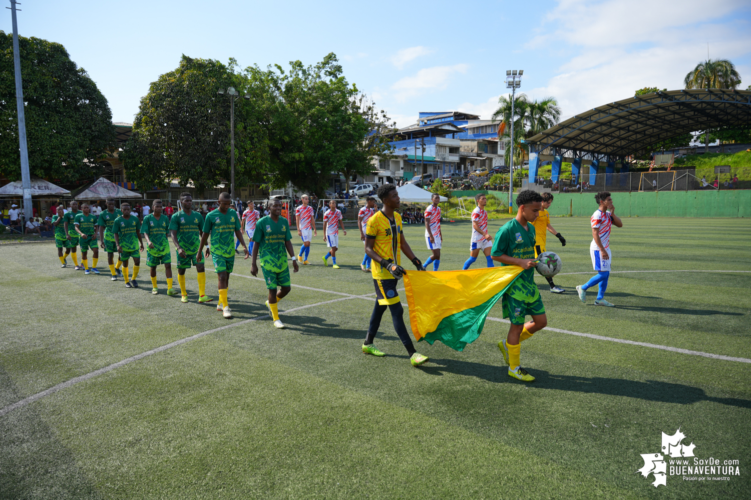Algo más de 400 personas, asistieron al partido de fútbol internacional Sub-20 entre Buenaventura Vs. Puerto Cabello