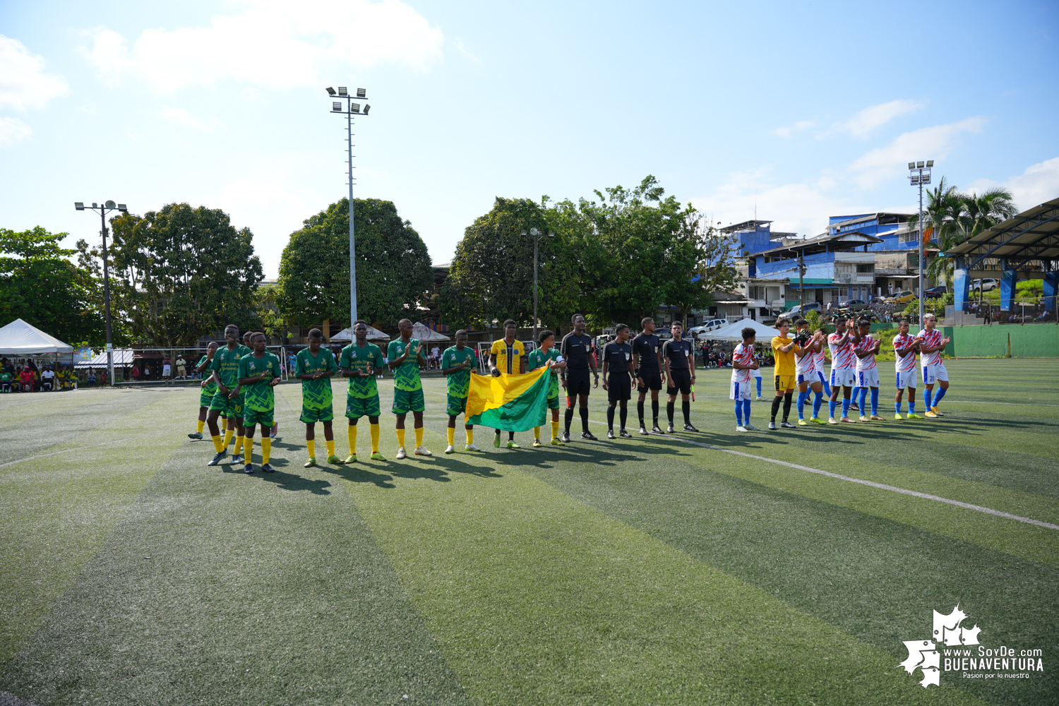Algo más de 400 personas, asistieron al partido de fútbol internacional Sub-20 entre Buenaventura Vs. Puerto Cabello