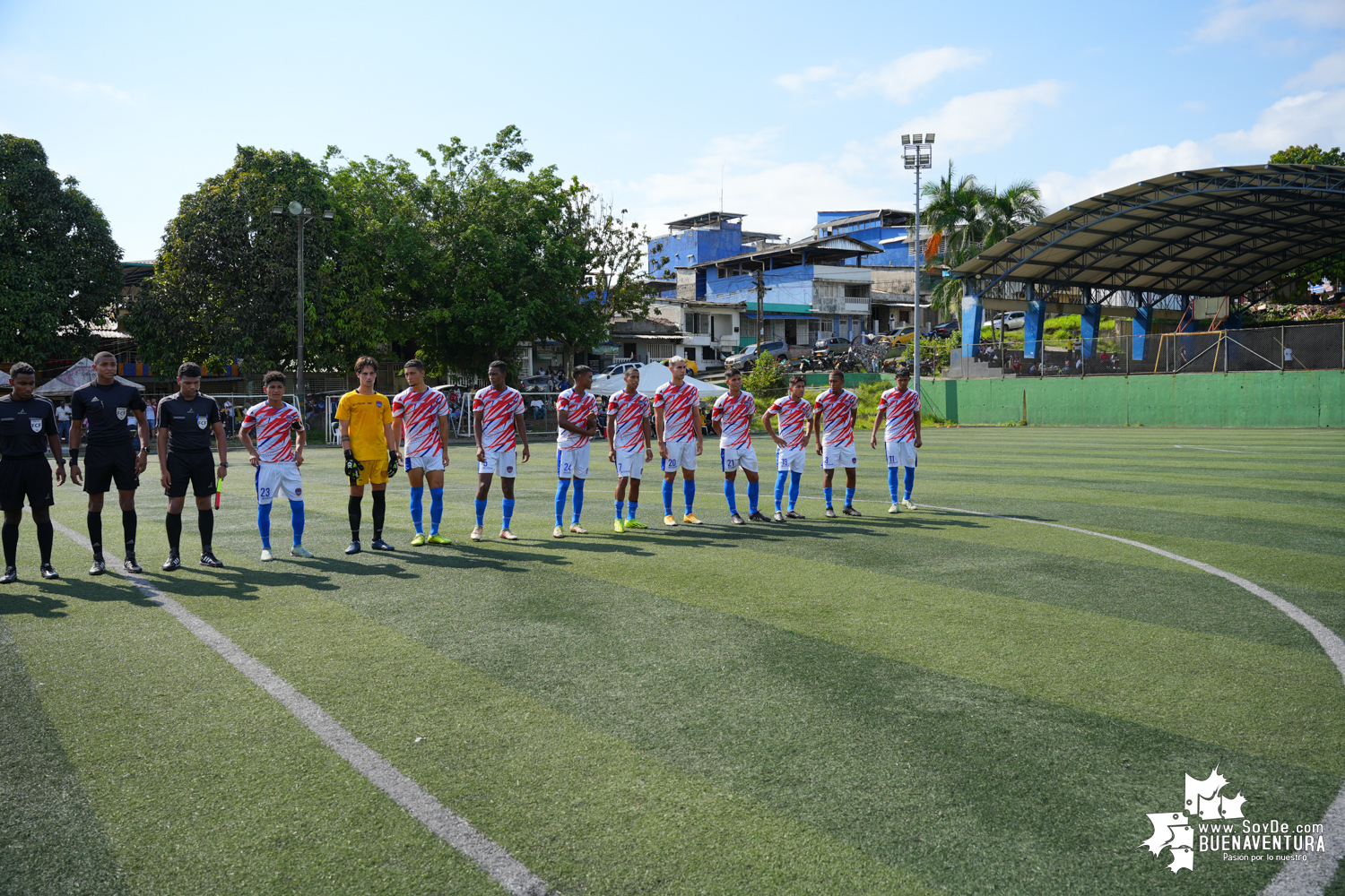 Algo más de 400 personas, asistieron al partido de fútbol internacional Sub-20 entre Buenaventura Vs. Puerto Cabello