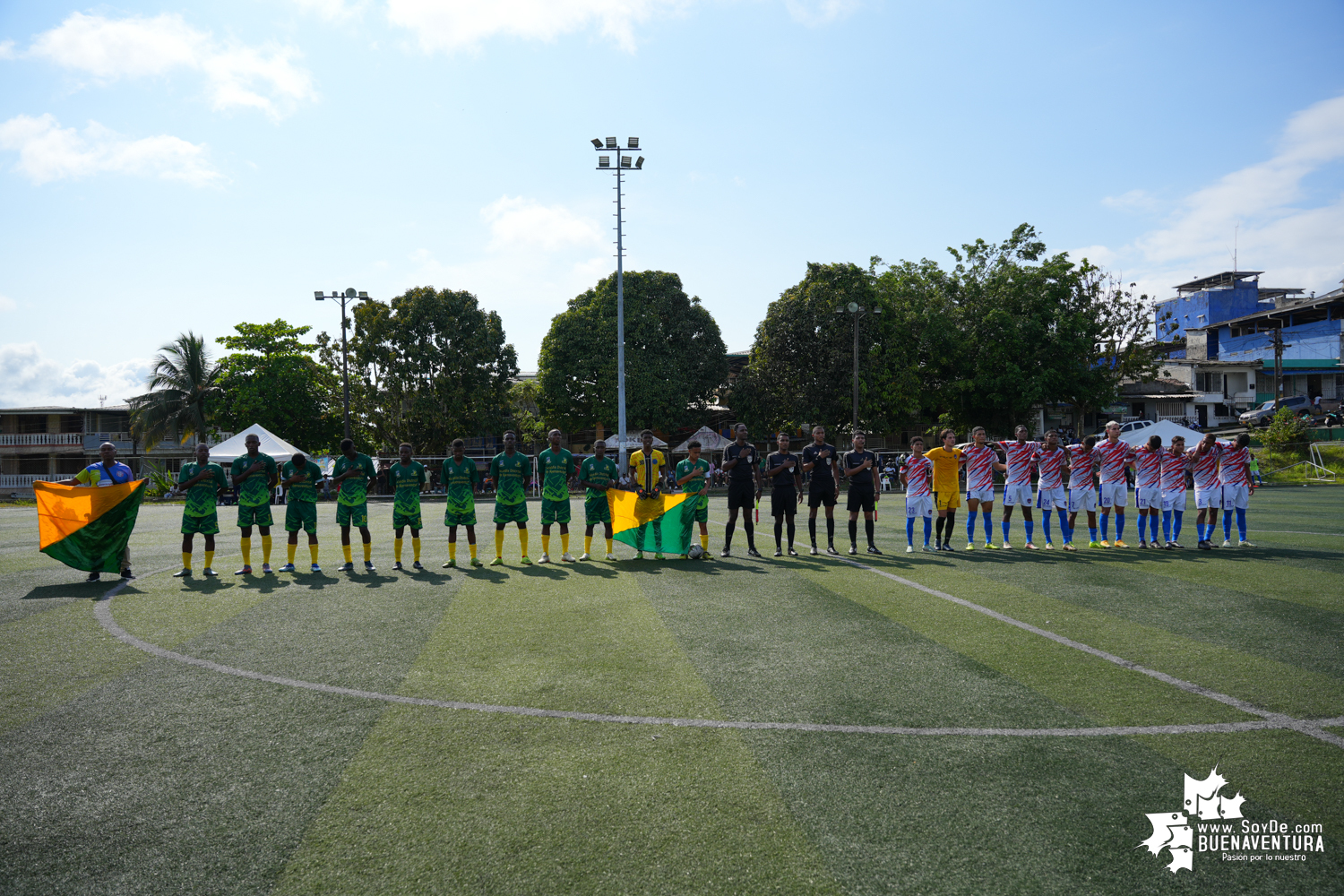Algo más de 400 personas, asistieron al partido de fútbol internacional Sub-20 entre Buenaventura Vs. Puerto Cabello