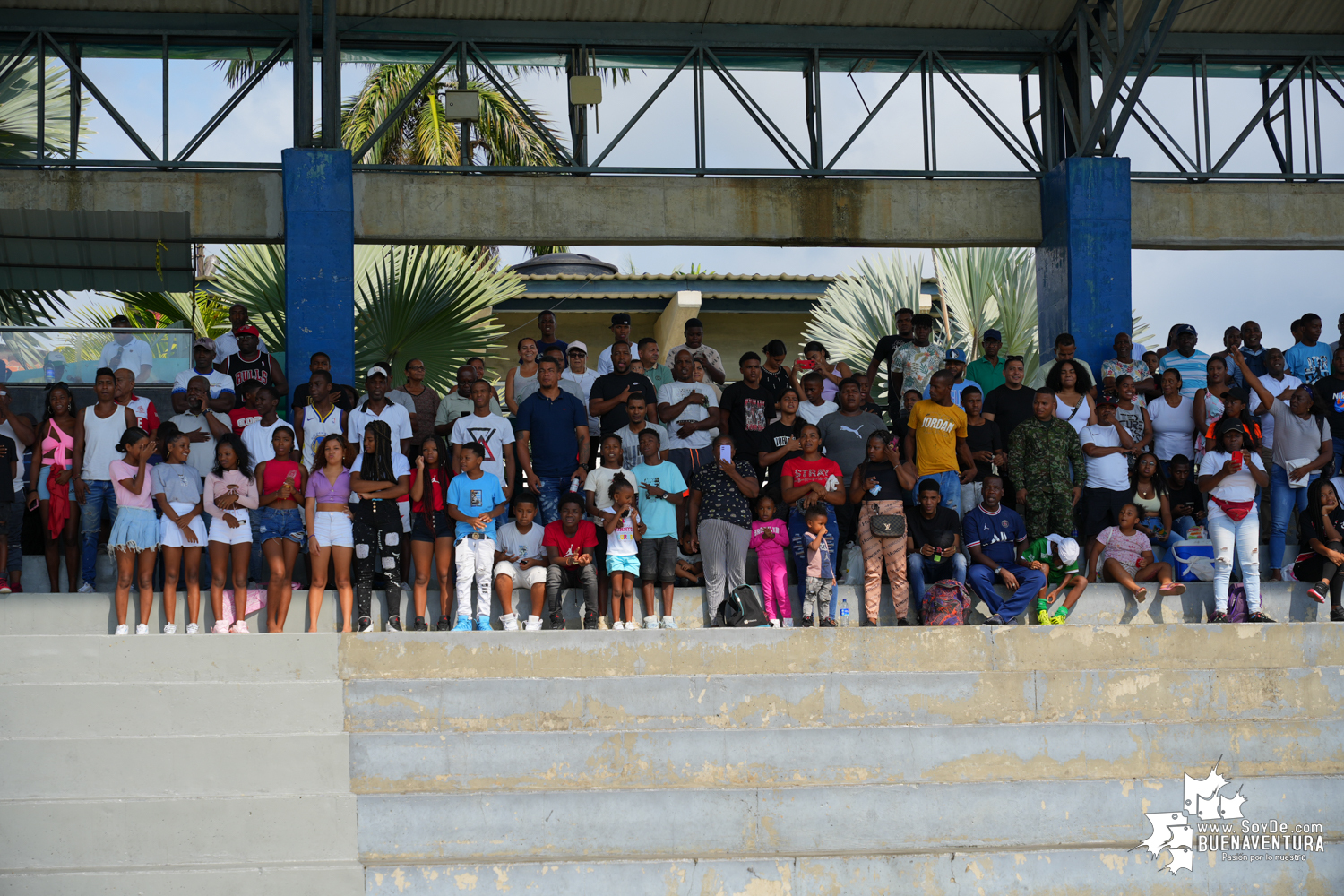 Algo más de 400 personas, asistieron al partido de fútbol internacional Sub-20 entre Buenaventura Vs. Puerto Cabello