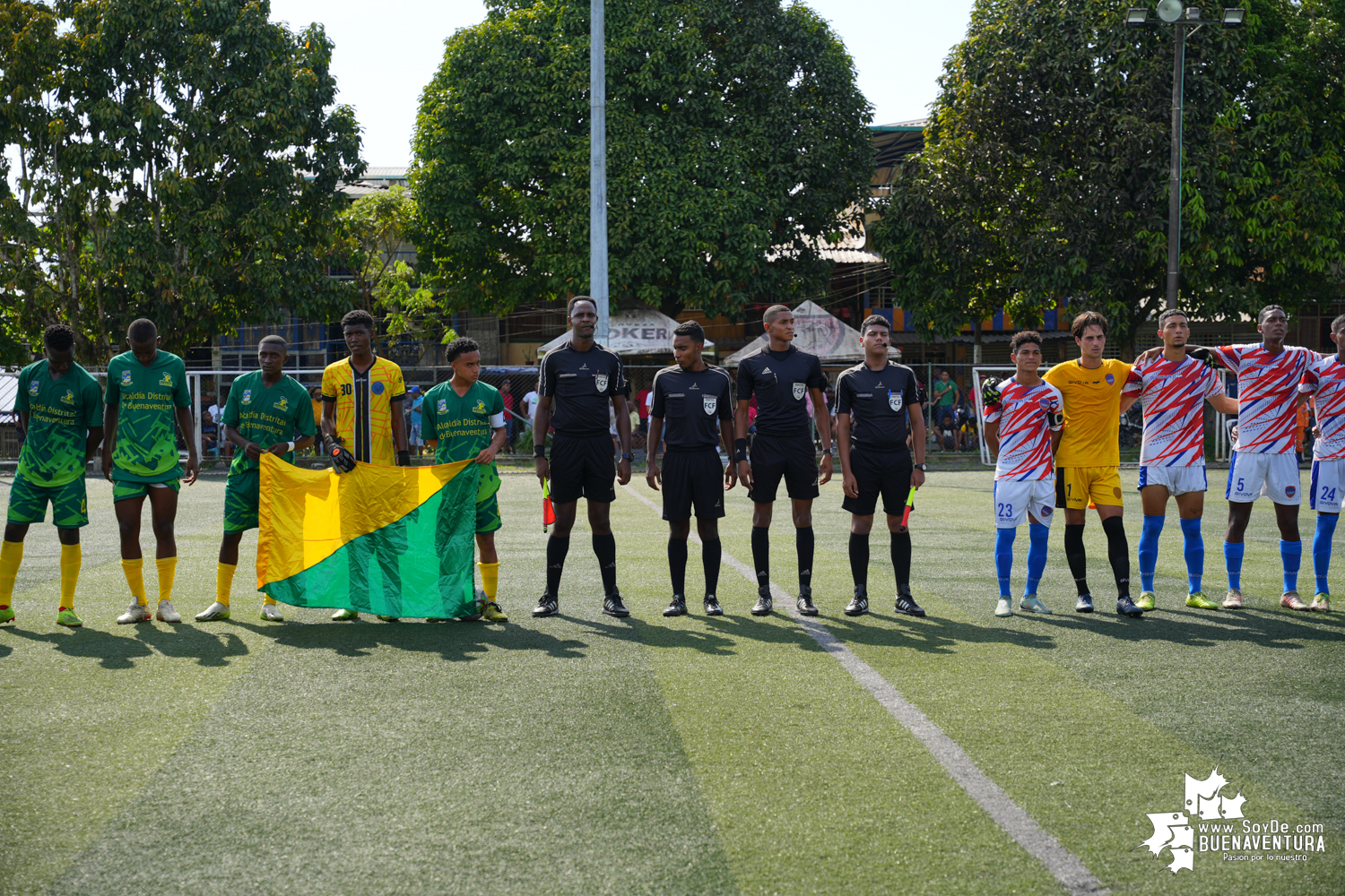 Algo más de 400 personas, asistieron al partido de fútbol internacional Sub-20 entre Buenaventura Vs. Puerto Cabello