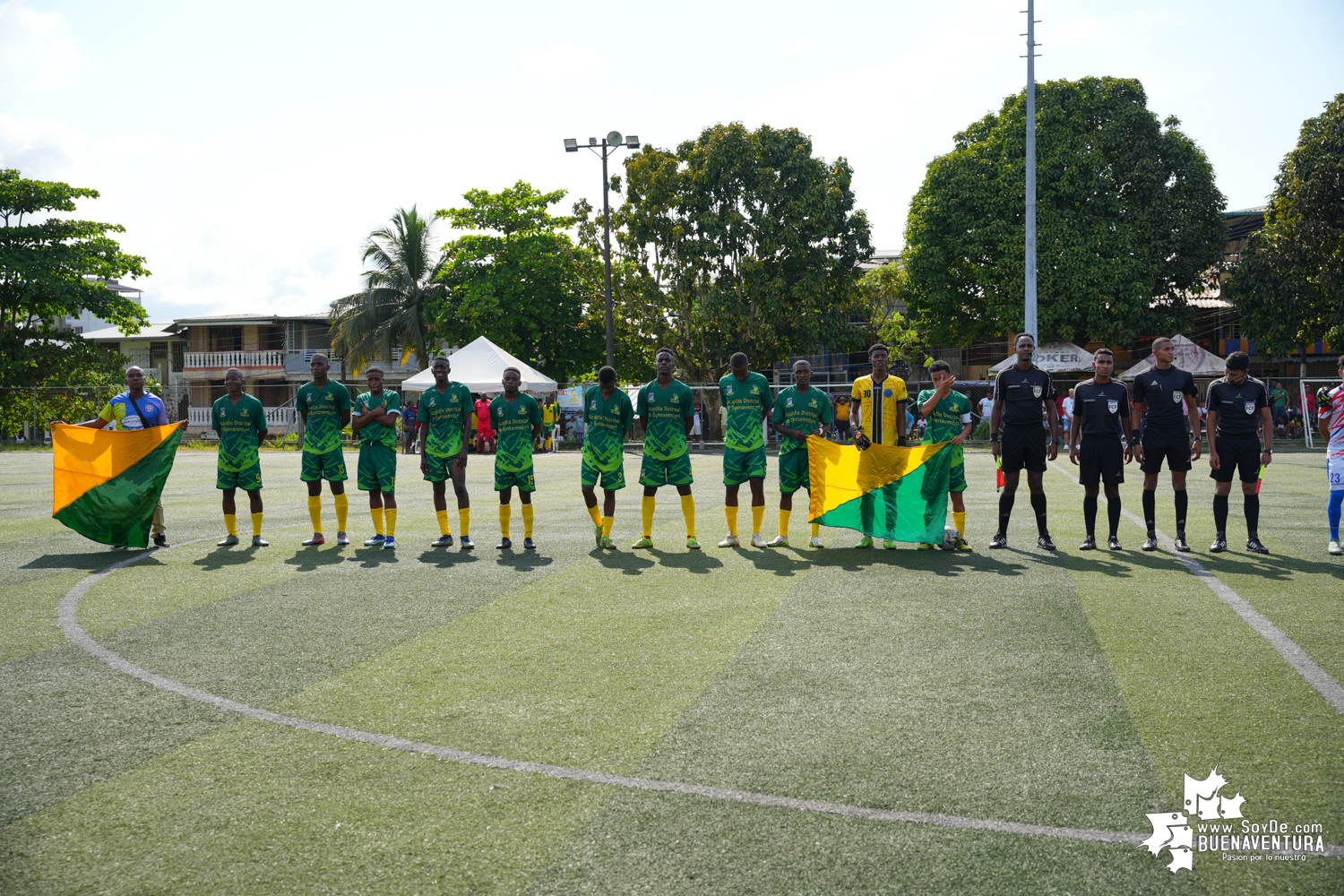 Algo más de 400 personas, asistieron al partido de fútbol internacional Sub-20 entre Buenaventura Vs. Puerto Cabello