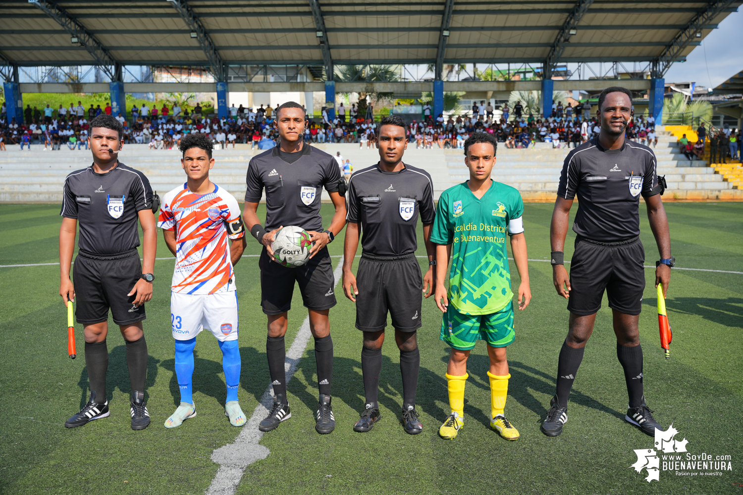 Algo más de 400 personas, asistieron al partido de fútbol internacional Sub-20 entre Buenaventura Vs. Puerto Cabello
