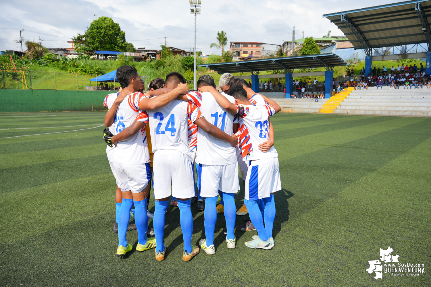 Algo más de 400 personas, asistieron al partido de fútbol internacional Sub-20 entre Buenaventura Vs. Puerto Cabello