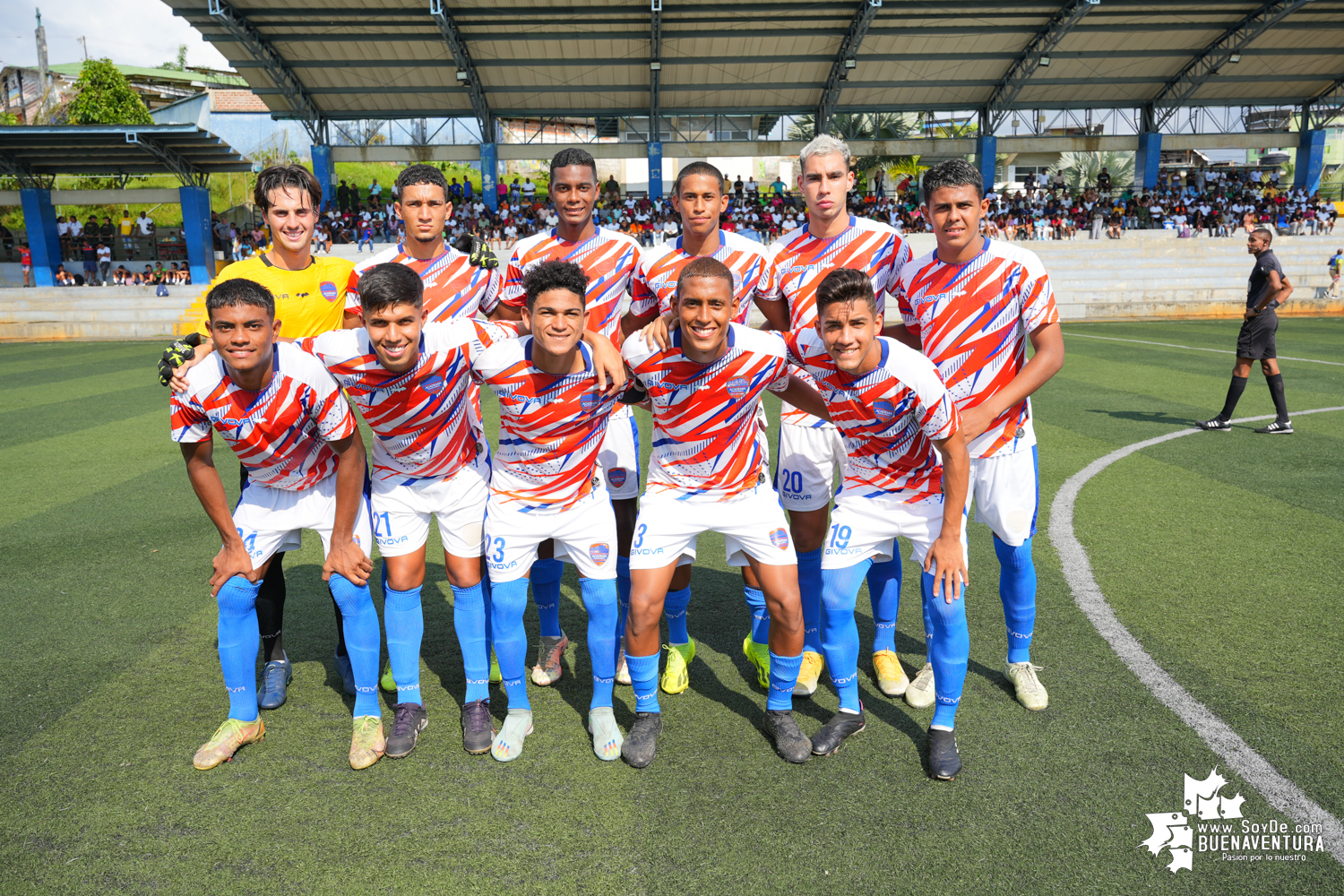 Algo más de 400 personas, asistieron al partido de fútbol internacional Sub-20 entre Buenaventura Vs. Puerto Cabello