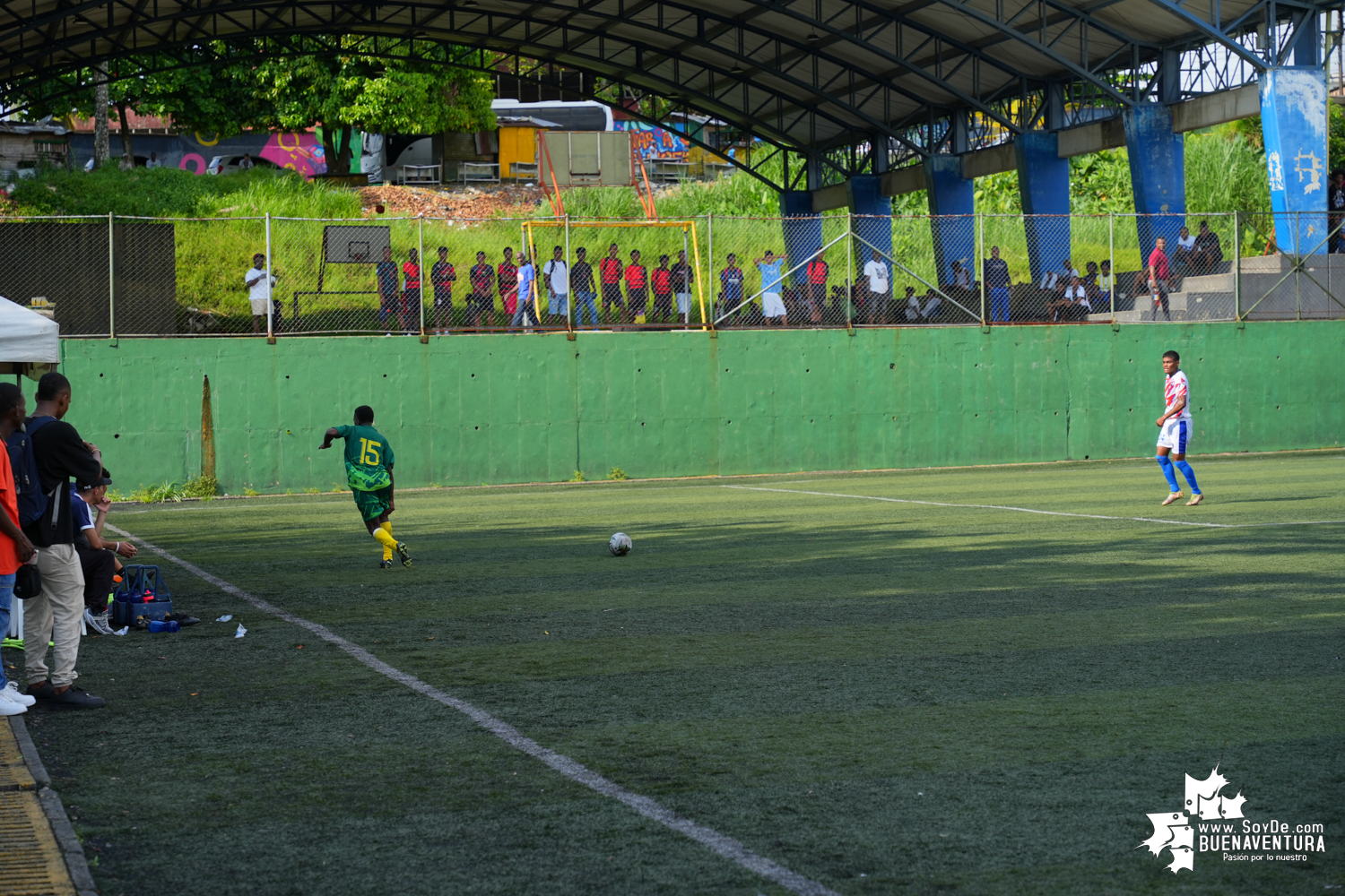 Algo más de 400 personas, asistieron al partido de fútbol internacional Sub-20 entre Buenaventura Vs. Puerto Cabello