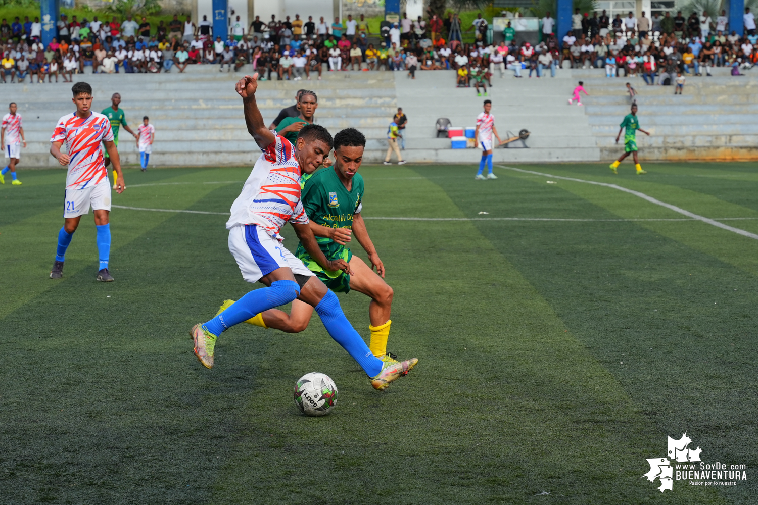 Algo más de 400 personas, asistieron al partido de fútbol internacional Sub-20 entre Buenaventura Vs. Puerto Cabello